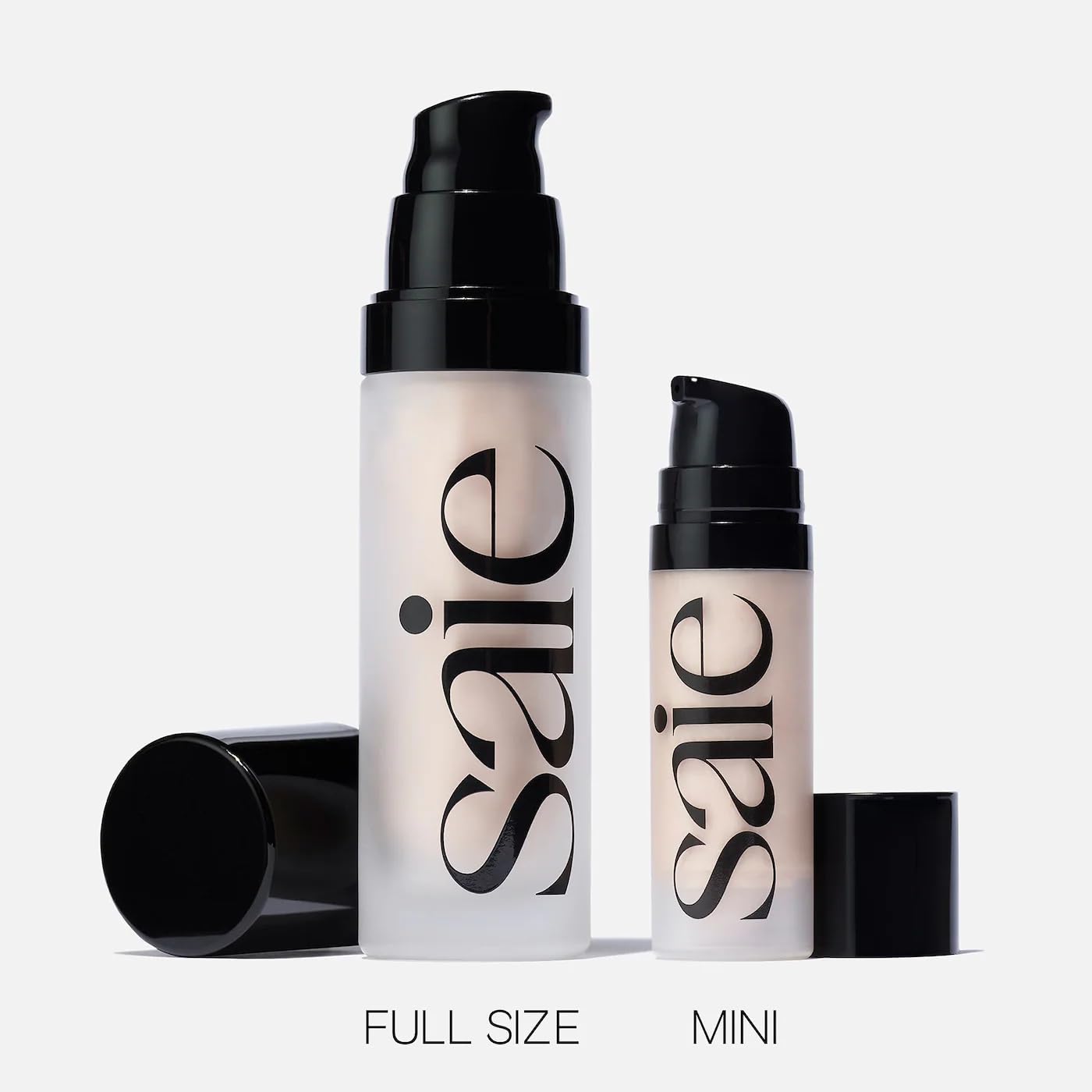 Saie Mini Glowy Super Gel - Hydrating Makeup Primer and Illuminating Glow Serum Enriched with Vitamin C and Squalane Oil - All-Over Liquid Highlighter Makeup for Instant Glass Skin - Starglow (0.5 oz) SaieBuy Supplements Australia