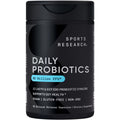 Sports Research Daily Probiotics with Prebiotics, 60 Billion CFU - Vegan Capsules for Gut Health & Digestive Support, Probiotics for Women & Men