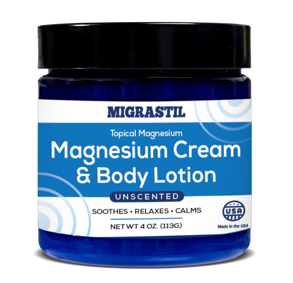 Basic Vigor Migrastil Extra Strength Migraine Stick & Topical Magnesium Cream Bundle Basic VigorBuy Supplements Australia