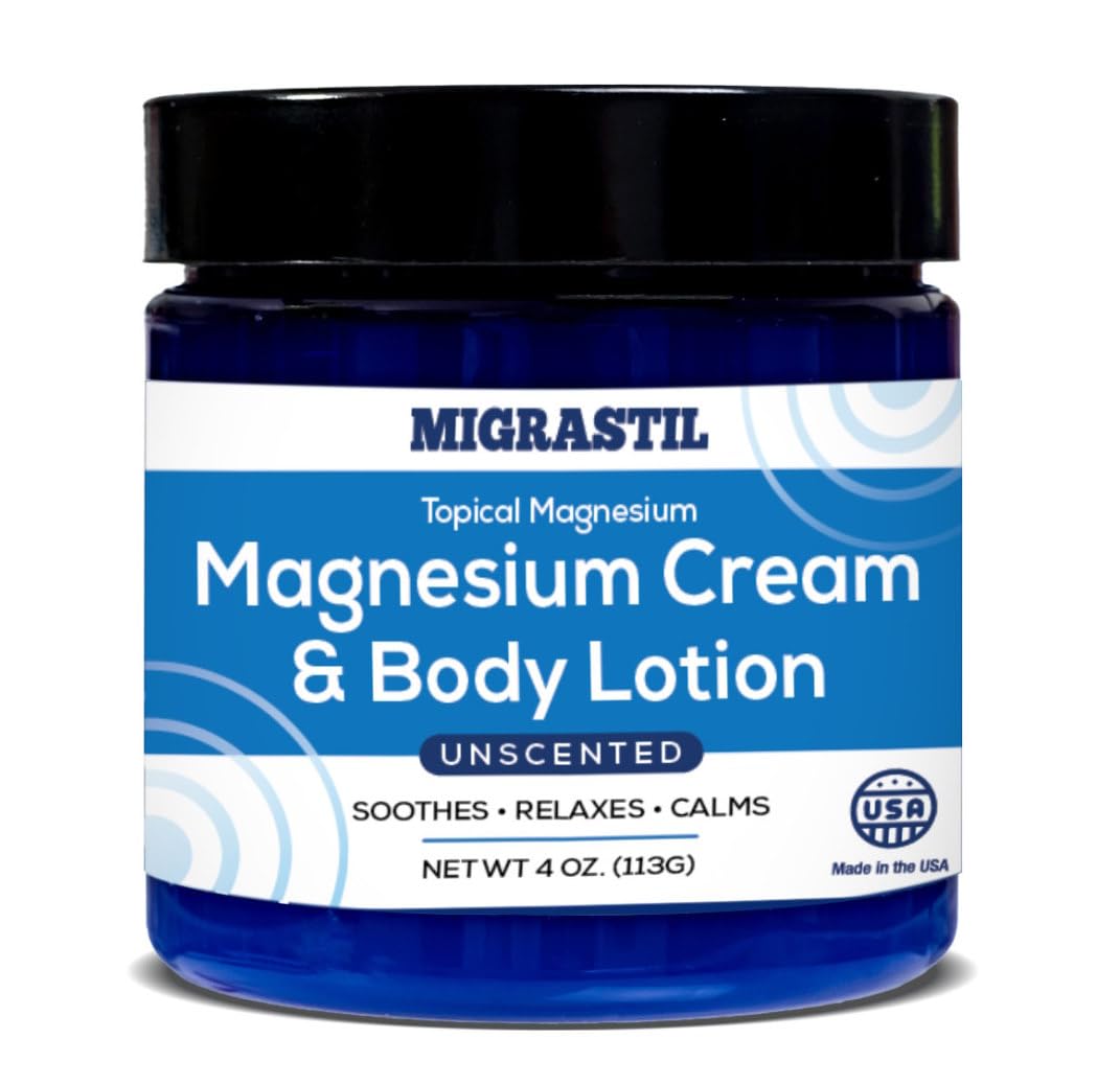Basic Vigor Migrastil Extra Strength Migraine Stick & Topical Magnesium Cream Bundle Basic VigorBuy Supplements Australia