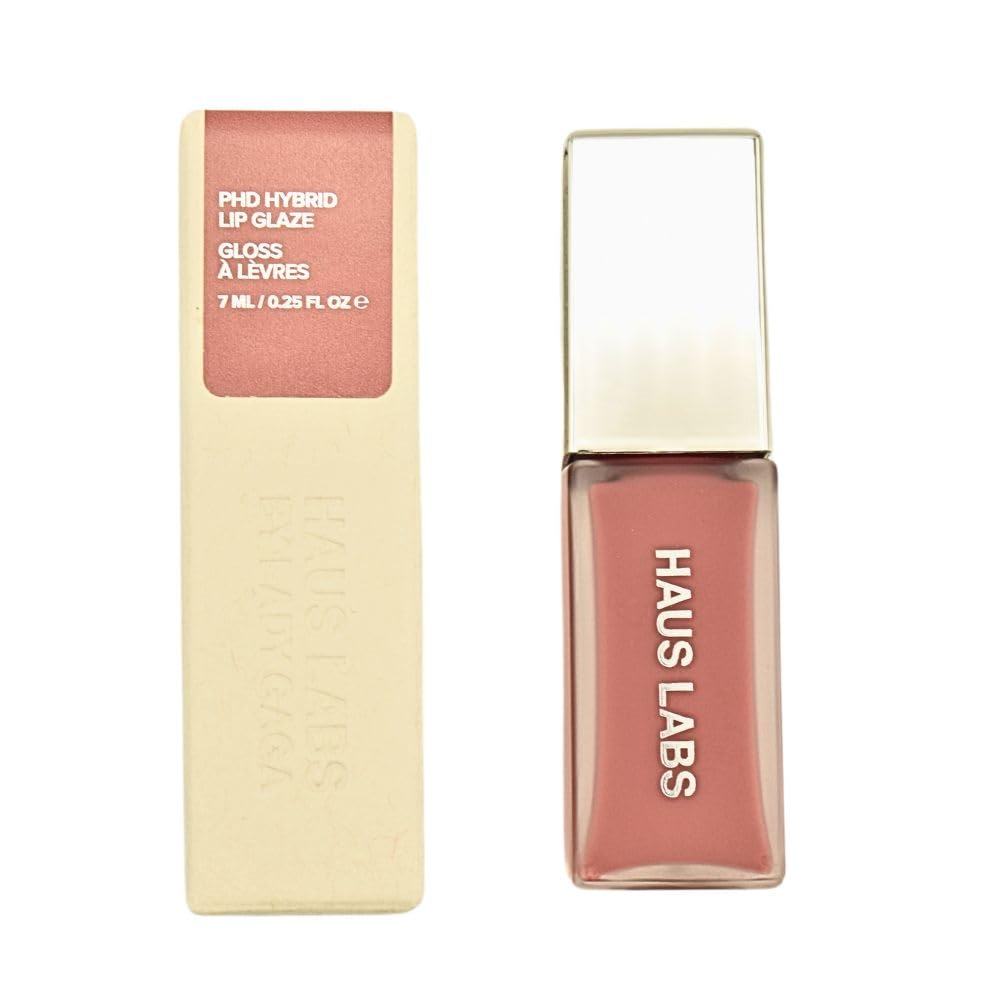 Haus Labs PhD Hybrid Lip Glaze Plumping Gloss - Guava - Soft Warm Pink Haus LaboratoriesBuy Supplements Australia