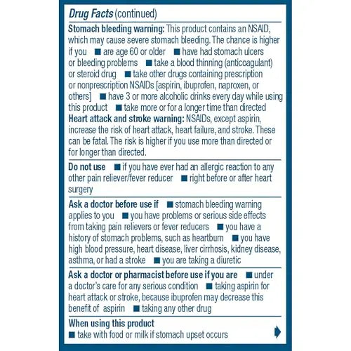 Advil Ibuprofen Coated Caplets Pain Reliever and Fever Reducer 200 Milligram 24Ct AdvilBuy Supplements Australia