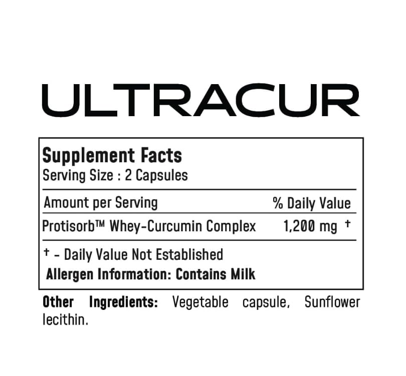 UltraCur Curcumin Complex Supplement - Ultra Bioavailable High Absorption Turmeric Curcumin Supplement for Joint, Muscle & Brain Support - Patented Protisorb for Premium Absorption – 120 Capsules UltraCurBuy Supplements Australia