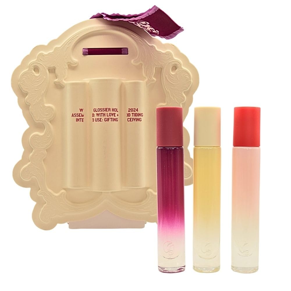 Glossier You Discovery Travel Perfume Spray Gift Set - Limited Edition Trio: Warm Clean, Serene Woody, Dreamy Gourmand Scents - You, Doux, Rêve. GlossierBuy Supplements Australia