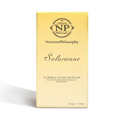 NP NATURES PHILOSOPHY Hair Perfume, Leave-in Hair Serum & Shine Hair Spray for Women, Anti-Frizz, Long Lasting Fragrance, Lightweight Conditioner & Glossier Hair Perfume oils - 50ml（Solarienne） NP NATURES PHILOSOPHYBuy Supplements Australia