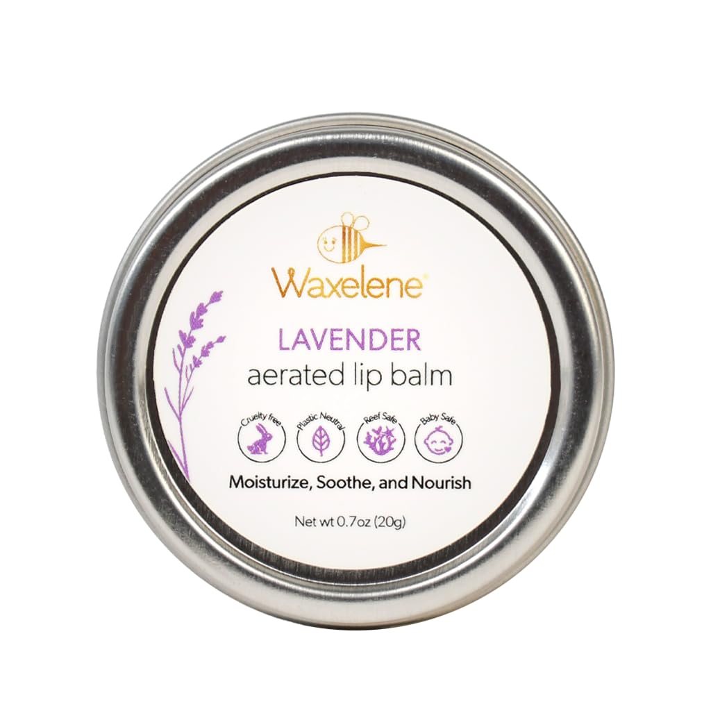Lavender Aerated Lip Balm tin - Single WaxeleneBuy Supplements Australia