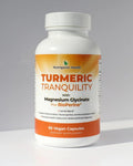 Turmeric Tranquility Turmeric Curcumin & Magnesium Glycinate with BioPerine – Support for Stress Relief, Sleep, Heart Health, Muscles, Metabolism, and Joint Health* - High Absorption - 90 Capsules (1) NutriganixBuy Supplements Australia