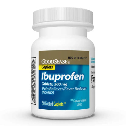 GoodSense Ibuprofen Pain Reliever/Fever Reducer Caplets, 200 mg, 50-Count GoodSenseBuy Supplements Australia
