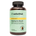 WellWithAll Women’s Multivitamin | Daily Supplement with Essential Vitamins, Minerals & Iron | Supports Immunity, Heart Health, Bone Health, Energy & Mood | Major Allergen - Free | 60 Tablets WellWithAllBuy Supplements Australia