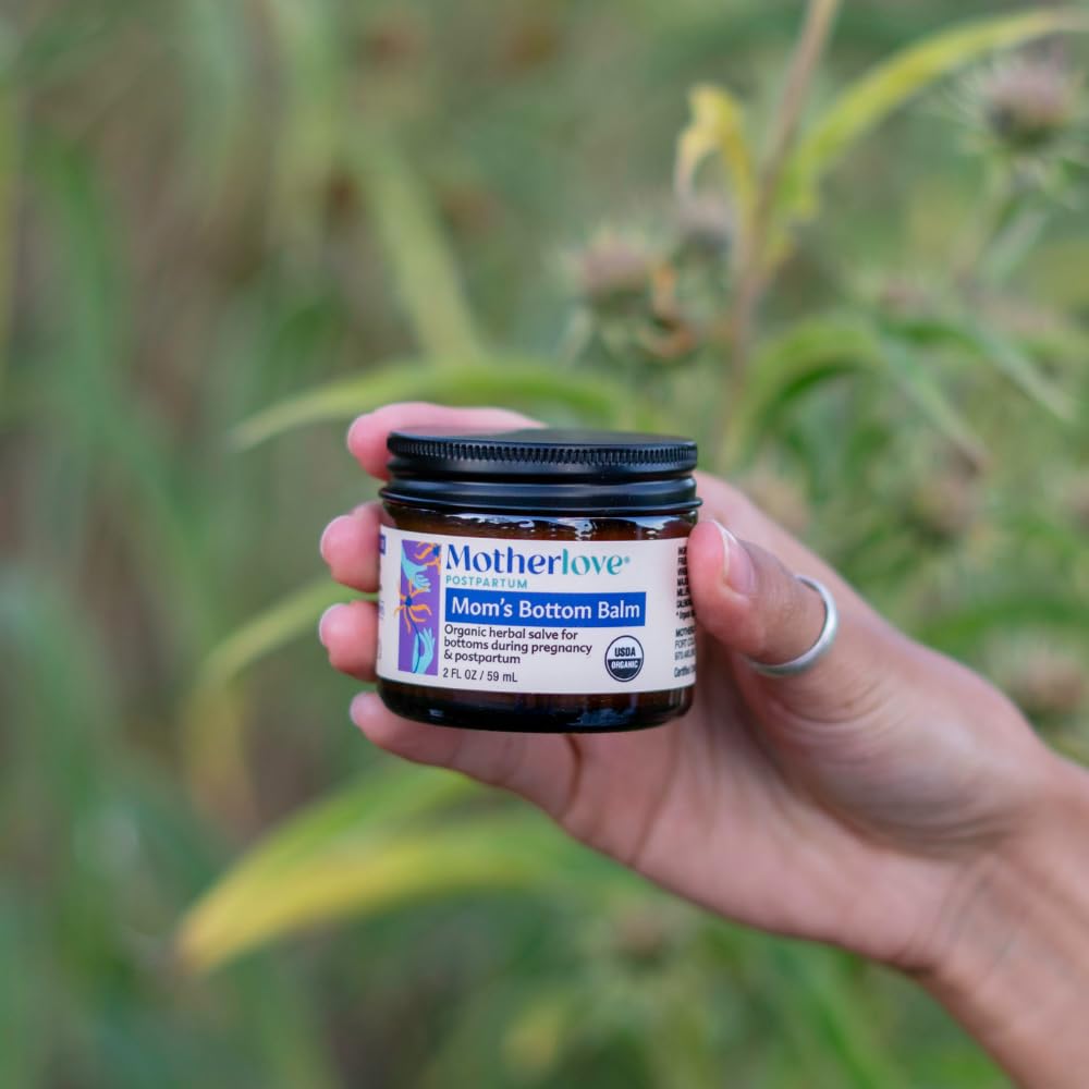 Motherlove Mom's Bottom Balm (1 oz) Organic Herbal Salve w/Witch Hazel for Bottoms During Pregnancy & Postpartum —Non-GMO Ointment MotherloveBuy Supplements Australia