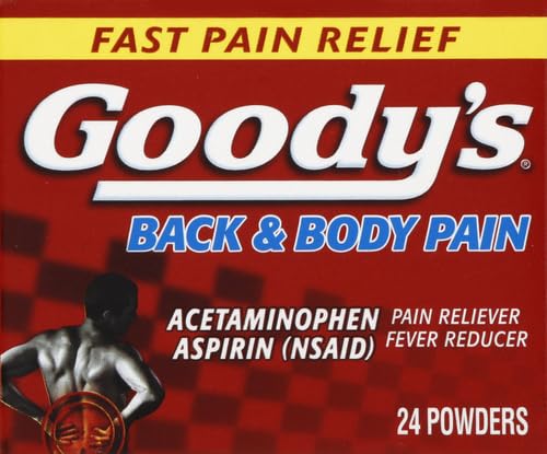Goody's Back and Body Pain Relief Powder, 24 ct (Pack of 4) Goody'sBuy Supplements Australia