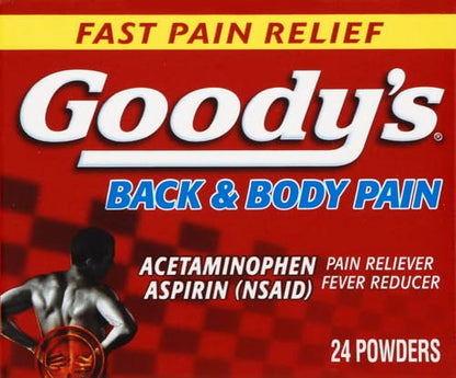 Goody's Back and Body Pain Relief Powder, 24 ct (Pack of 4) Goody'sBuy Supplements Australia