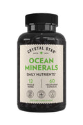 Crystal Star Ocean Minerals Supplement (60 Capsules) – Daily Herbal Supplement for Bone Health & Collagen – Sea Buckthorn, Spirulina & Organic Alfalfa - Non-GMO Crystal StarBuy Supplements Australia