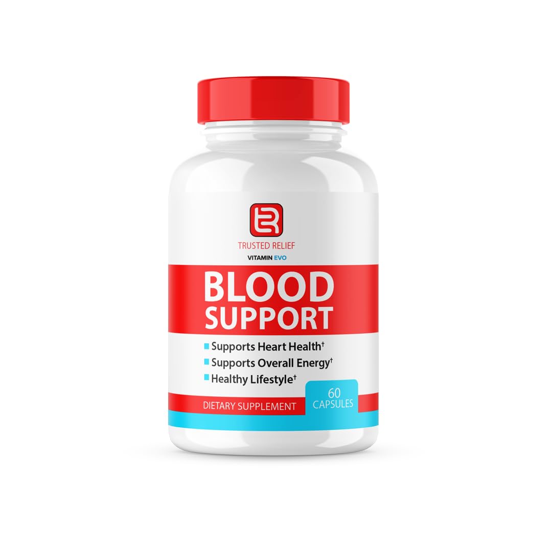 (2 Pack) Trusted Relief Blood Support Capsules, Trusted Relief Advanced Strength Glycogen Reviews Healthy Levels Support Supplement, TrustedRelief Maximum Blood Support Formula Supplement (120 Caps) Vitamin Evo buy supplements Au