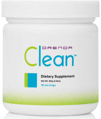 Orenda Clean dietary supplement container on a white background