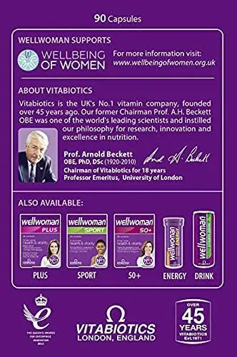 Vitabiotics Wellwoman Wellwoman 90 Tablets Wellwoman