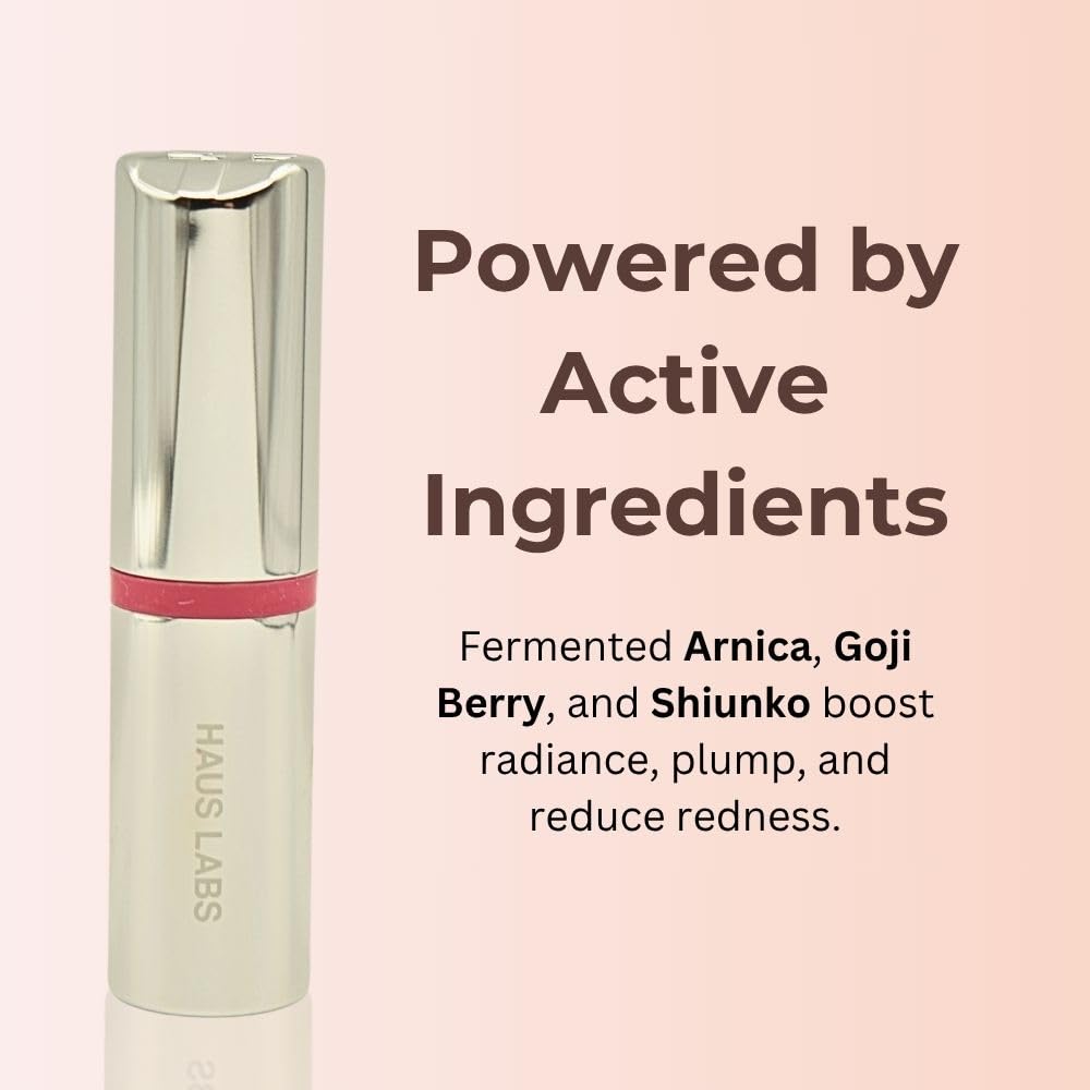 Haus Labs Color Fuse Longwear Hydrating Glassy Lip + Cheek Blush Balm Stick - Glassy Rosette Haus LaboratoriesBuy Supplements Australia