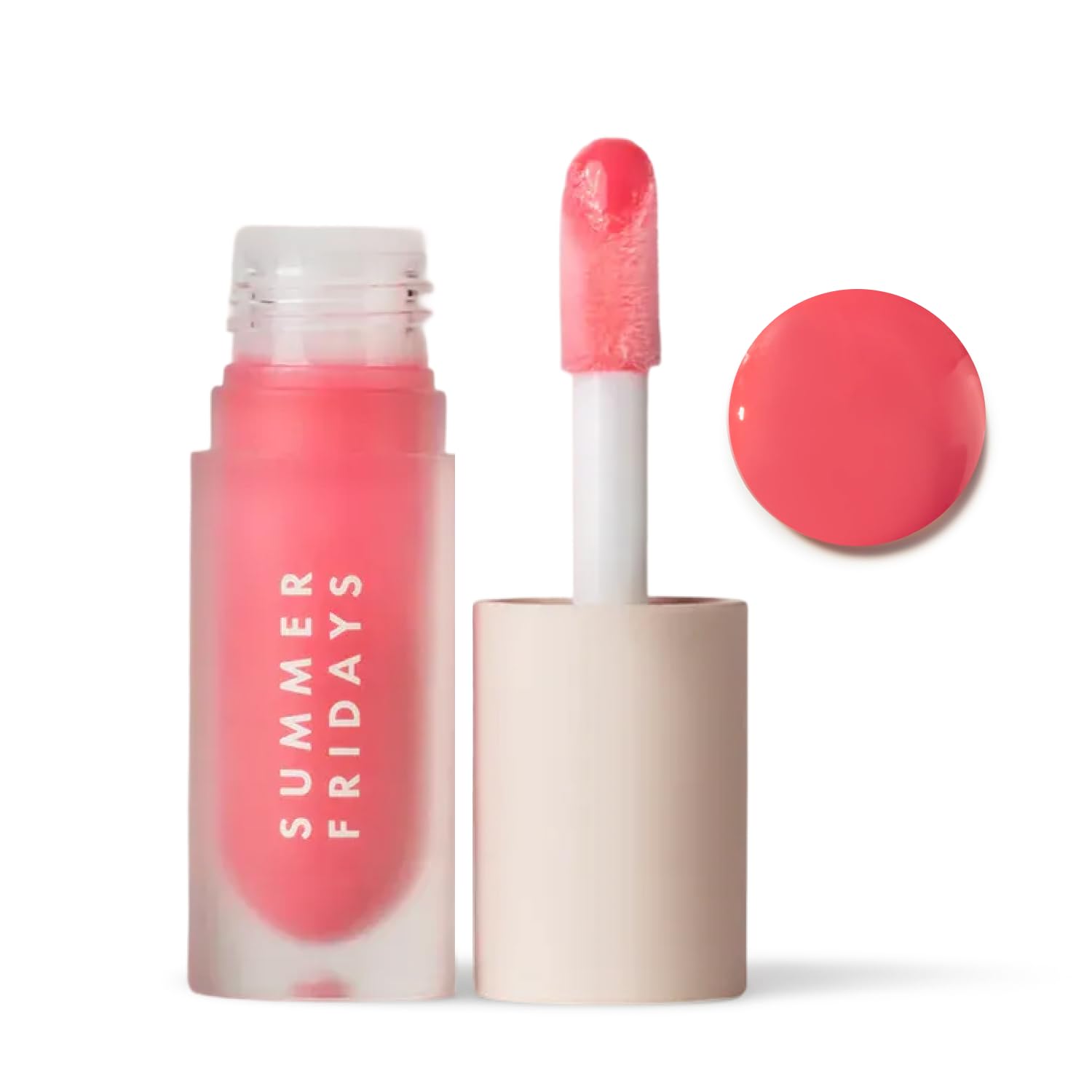 Summer Fridays Dream Lip Oil - Hydrating Tinted Lip Gloss Oil - Non-Sticky Formula with Skincare Benefits for Long-Lasting Softness + Shine - Effortless Beauty Gifts - Pink Cloud (0.15 Oz) Summer FridaysBuy Supplements Australia