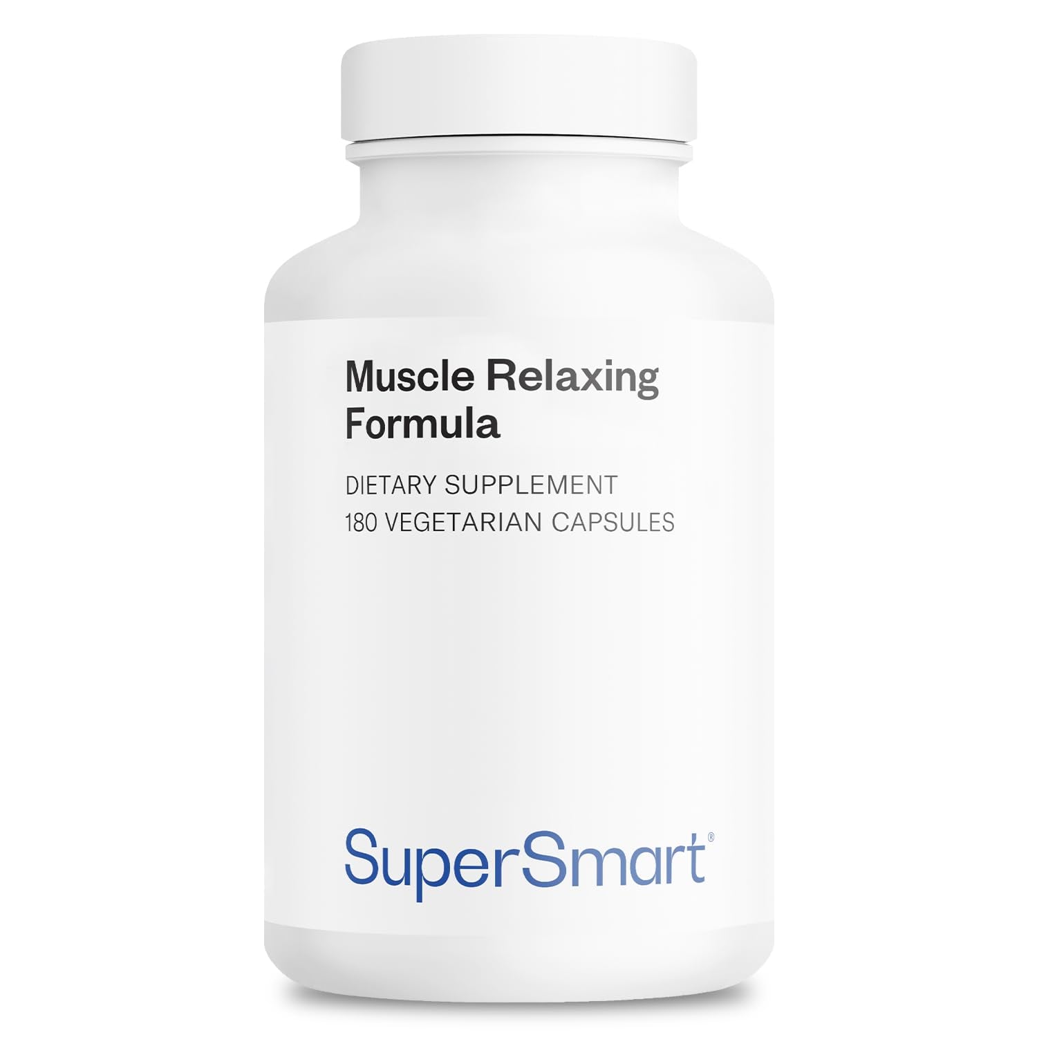 Supersmart - Muscle Relaxing Formula (Advanced Complex) - with Magnesium, Calcium, Vitamin E, Plants Extracts | Non-GMO & Gluten Free - 180 Vegetarian Capsules SupersmartBuy Supplements Australia