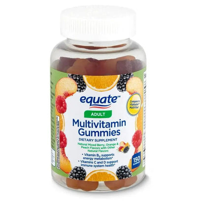 YHN Multivitamin Gummies for Immune Support, Mixed Berry Orange and Peach, 150 Count YHN