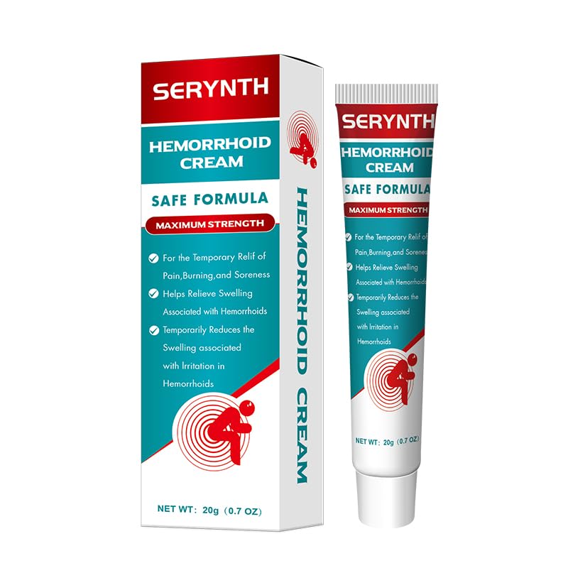 SERYNTH Hemorrhoid and Anal Fissure Ointment, Hemorrhoid Treatment, Fast Relief from Swelling, Pain, Itching, Burning (20g) SERYNTHBuy Supplements Australia