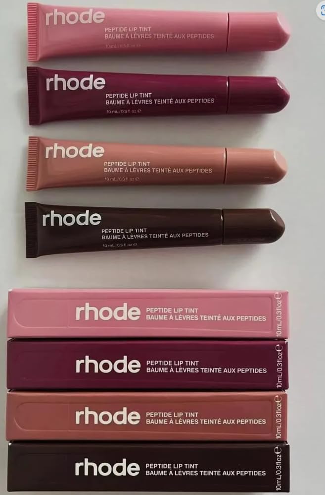Rhode by Hailey Bieber The Peptide Lip TINTS SET ALL FOUR SHADES TOGETHER, 10ml/.3 RhodeBuy Supplements Australia