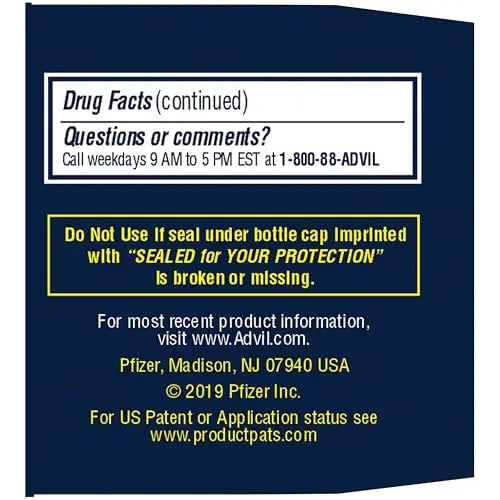 Advil PM Pain Reliever and Nighttime Sleep Aid, Pain Medicine with Ibuprofen for Pain Relief and Diphenhydramine Citrate for a Sleep Aid - 80 Coated Caplets AdvilBuy Supplements Australia