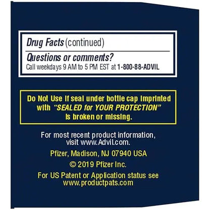 Advil PM Pain Reliever and Nighttime Sleep Aid, Pain Medicine with Ibuprofen for Pain Relief and Diphenhydramine Citrate for a Sleep Aid - 80 Coated Caplets AdvilBuy Supplements Australia