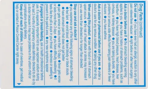 Aleve Tablets with Naproxen Sodium, 220mg (NSAID) Pain Reliever/Fever Reducer, 24 Count, Blue AleveBuy Supplements Australia