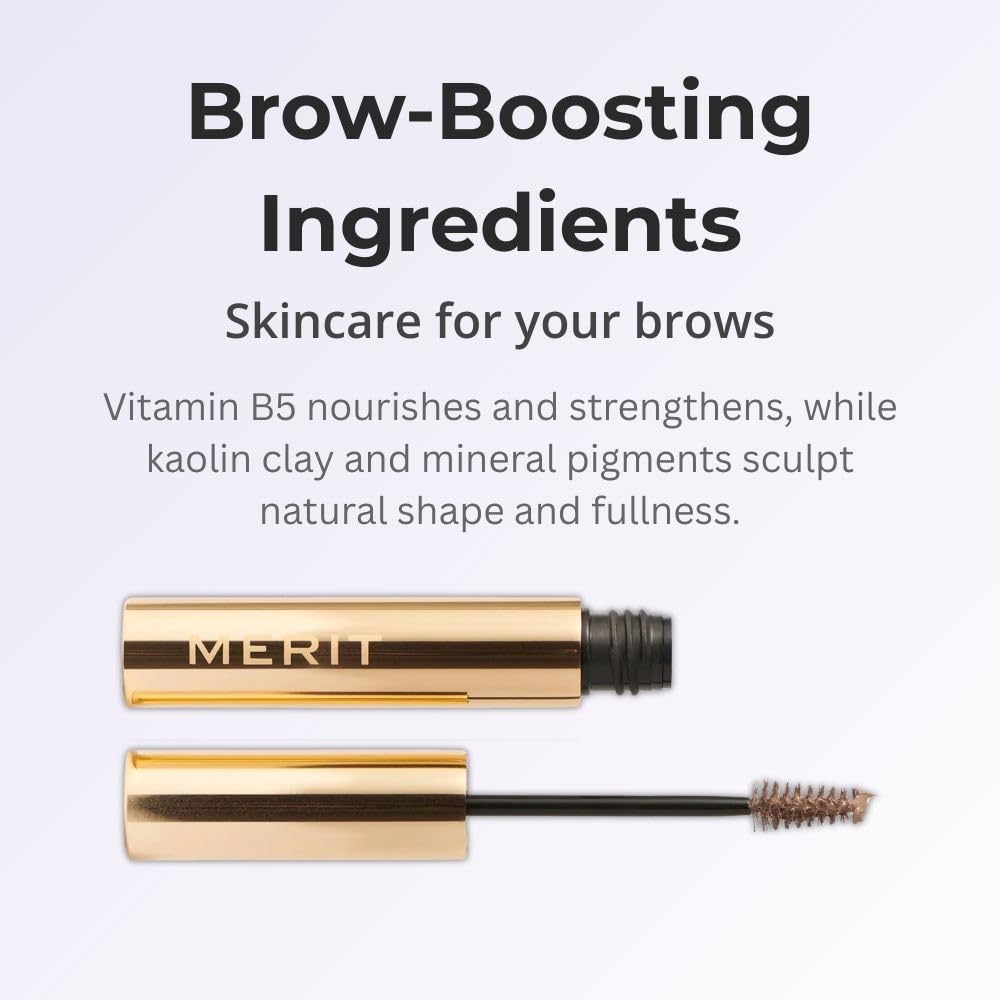 Merit Brow 1980 Volumizing Tinted Eyebrow Gel-Pomade - Taupe - Taupe with Cool Undertones MeritBuy Supplements Australia