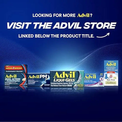Advil PM Pain Reliever and Nighttime Sleep Aid, Pain Medicine with Ibuprofen for Pain Relief and Diphenhydramine Citrate for a Sleep Aid - 80 Coated Caplets AdvilBuy Supplements Australia