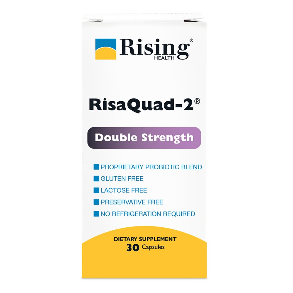 Rising Risaquad-2 Probiotic Dietary Supplement -375mg Pack of 30 Capsules RisingBuy Supplements Australia