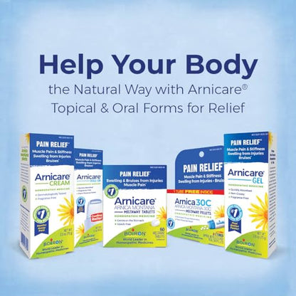 Boiron Arnicare Roll-On for Relief of Joint Pain, Muscle Pain, Muscle Soreness, and Swelling from Bruises or Injury - Cooling Metal Roller and Fragrance-Free - 1.5 oz BoironBuy Supplements Australia