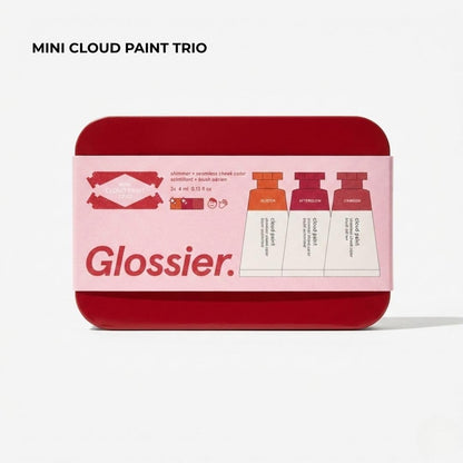Glossier Mini Cloud Paint Blush Trio Holiday Gift Set: Crimson, Glisten & Afterglow GlossierBuy Supplements Australia