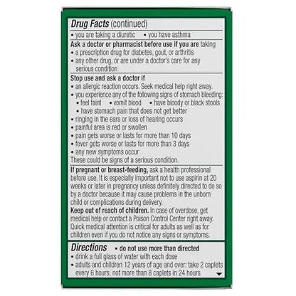 Excedrin Extra Strength Caplets for Headache Pain Relief, Acetaminophen 250mg, Aspirin 250mg, Caffeine 65mg, Pain Reliever, 24 count ExcedrinBuy Supplements Australia