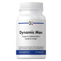 Supplement bottle labeled 'Dynamic Man' on a white background