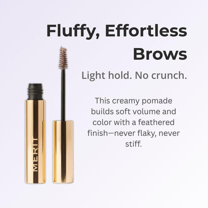 Merit Brow 1980 Volumizing Tinted Eyebrow Gel-Pomade - Taupe - Taupe with Cool Undertones MeritBuy Supplements Australia