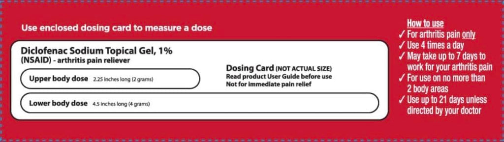 Leader Arthritis Pain Relief Gel, Original Prescription Strength, Diclofenac Sodium Topical Gel 1%, for Adults, Both Men & Women, and Children 12+, Compare to Voltaren, 3.53 Oz LeaderBuy Supplements Australia
