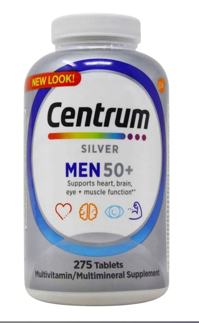 Centrum Men 50+ Multivitamin Tablet Age 50 and Older 275ct Centrum