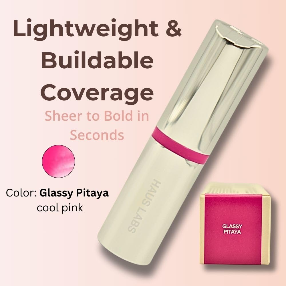 Haus Labs Color Fuse Longwear Hydrating Glassy Lip + Cheek Blush Balm Stick - Glassy Pitaya Haus LaboratoriesBuy Supplements Australia