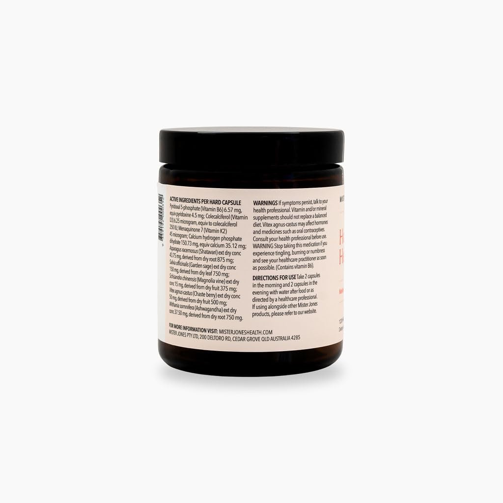 Mister Jones Hormone Helper – Women’s Daily Wellness Support – Adaptogenic & Nutrient Blend for Energy, Mood & Natural Vitality – Female Wellbeing Formula Mister Jones buy supplements Au