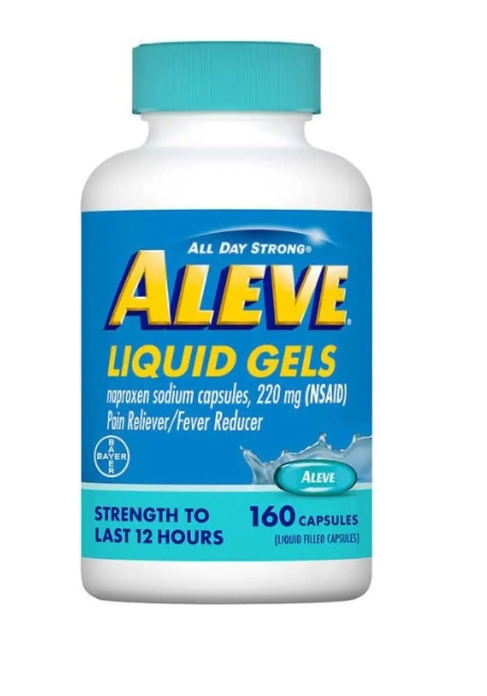 Aleve Liquid Gels Naproxen Sodium Capsules, 220 mg (NSAID) Pain Reliever/Fever Reducer AleveBuy Supplements Australia