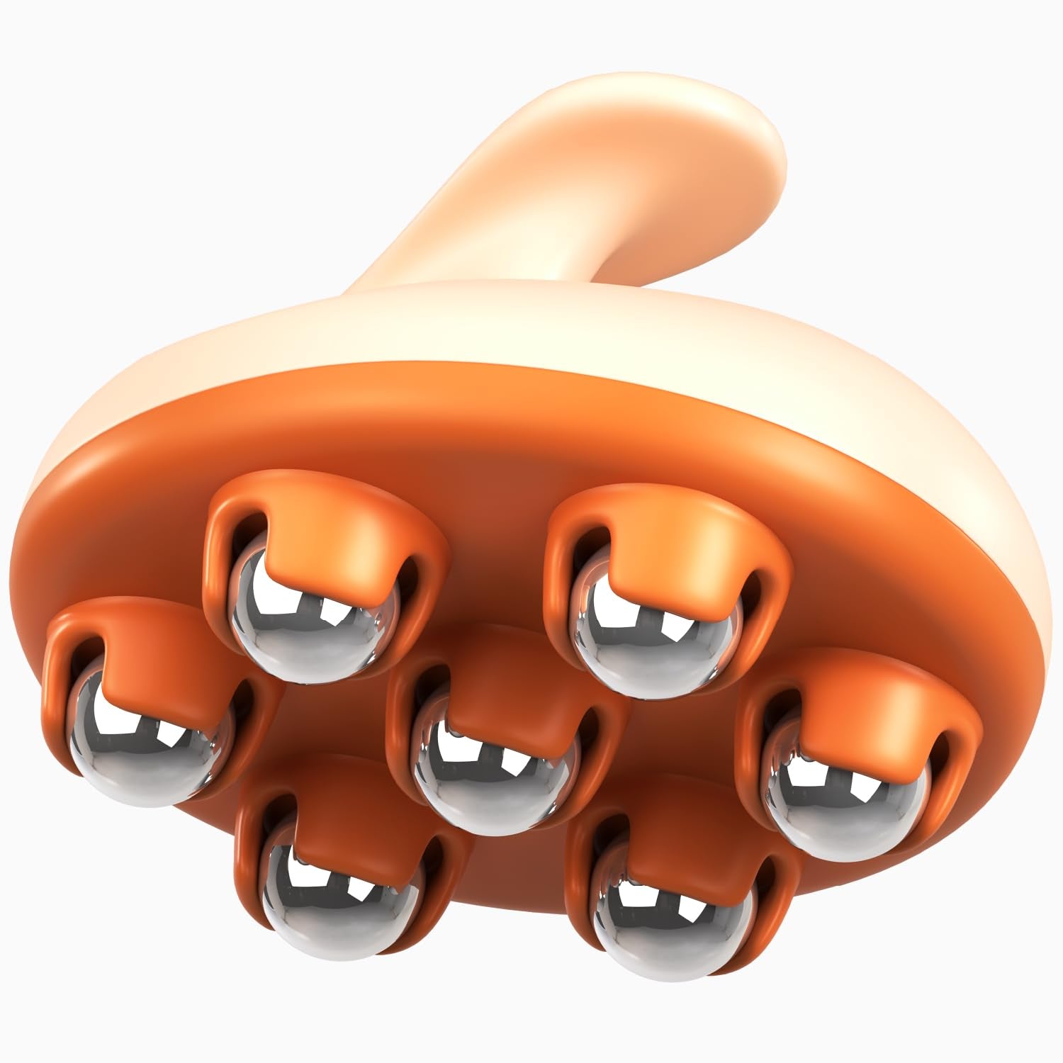 Lymphatic Drainage Massager with Cooling Steel Rollers for Body Sculpting, Cellulite & Sore Muscles, Grip-Friendly with Ergonomic Design for Arms, Thighs, Glutes and Stomach by M3 – Orange M3 Naturals buy supplements Au