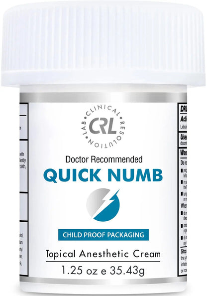 Quick Numb 5% Lidocaine Cream Maximum Strength Liposomal, Fast Itch Burn Pain Relief Cream with Aloe Allantoin Vitamin E, Gentle on Skin Support Healing Hemorrhoid Treatment 1.25 oz Clinical ResolutionBuy Supplements Australia