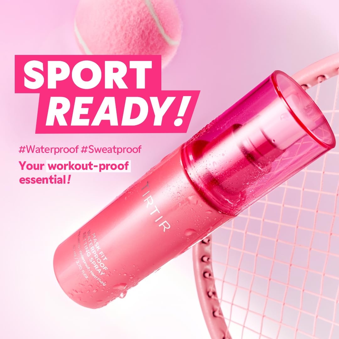 TIRTIR Waterproof Setting Spray – 24 Hour Long Lasting Fix, Sweatproof Water Resistant Makeup Finisher – Ethanol Free, Semi Matte Finish for Oily Skin – Korean Makeup Fixer TIRTIRBuy Supplements Australia
