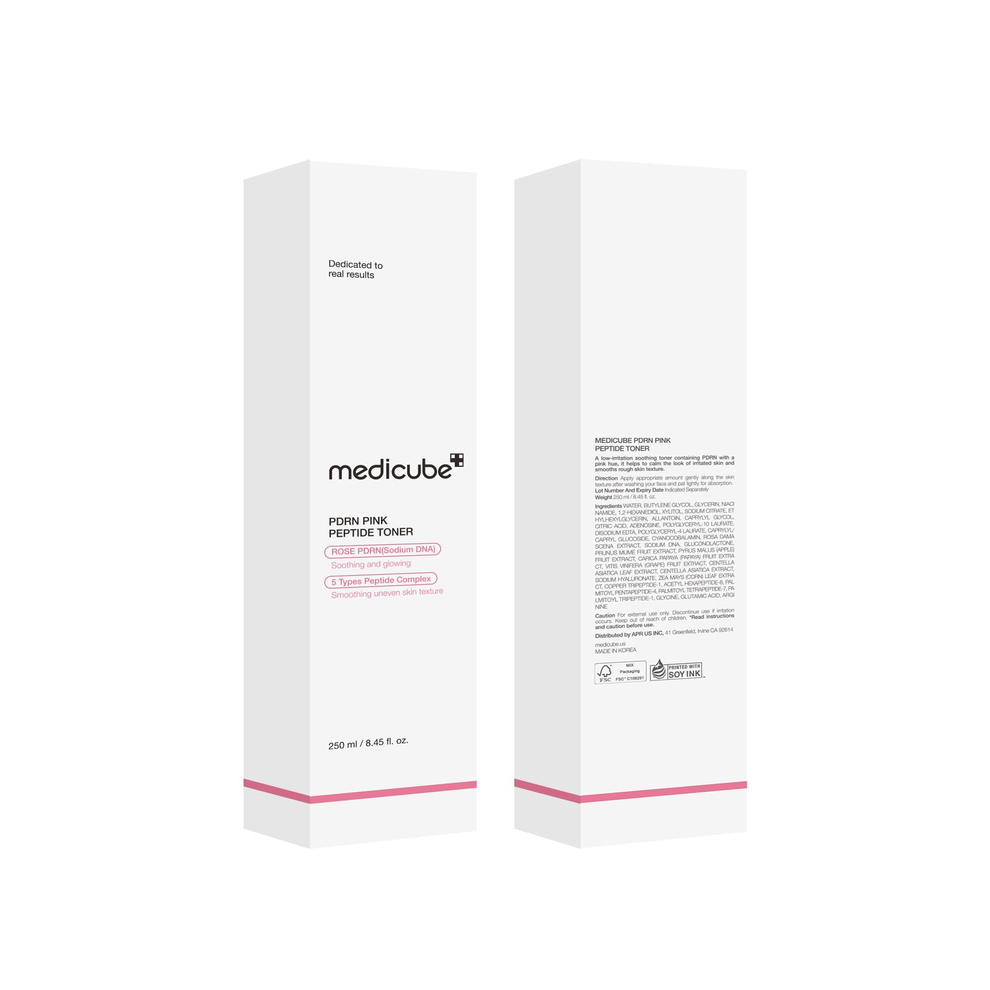 medicube PDRN Toner Rose PDRN Peptide Toner | Lightweight & Watery Type for Skin Boosting, Soothing and Calming, Uneven Skin Tone | with Rose, Peptide, Niacinamide | Korean Skincare, 8.45 fl.oz medicubeBuy Supplements Australia