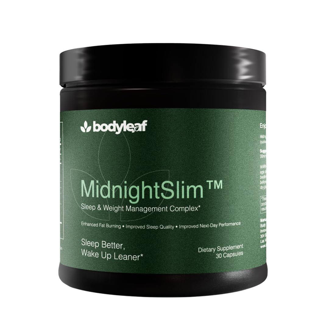 MidnightSlim™ | Advanced Nighttime Weight  | Maximum Strength Metabolism Support, Digestive Health, Peaceful Sleep | Premium Probiotic Complex | 30 Capsules