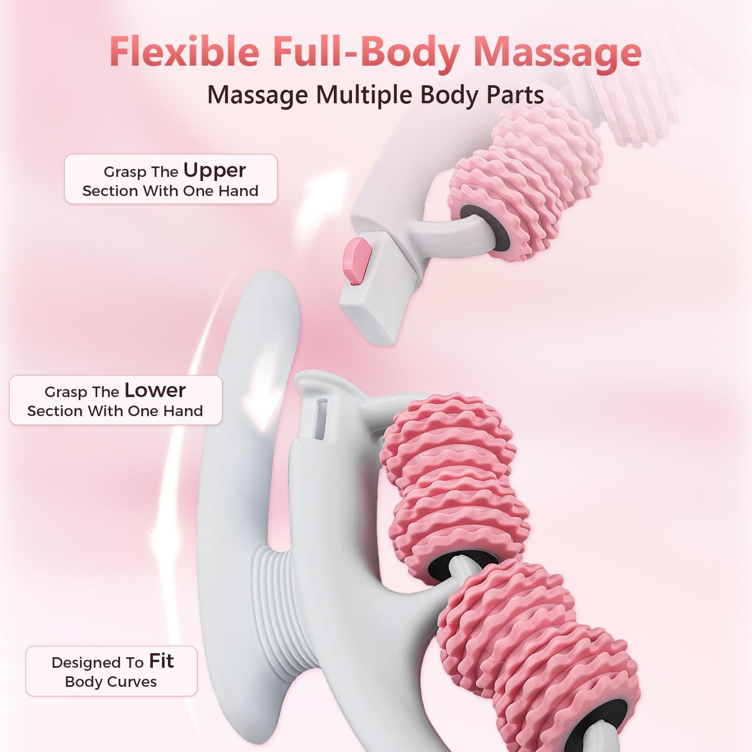 VOMLOR Cellulite Massage Roller - Lymphatic Drainage Tool for Deep Tissue Fascia Massage - Muscle Roller for Legs & Buttocks, Anti-Cellulite Massager for Body Contouring and Skin Smoothing VOMLOR buy supplements Au