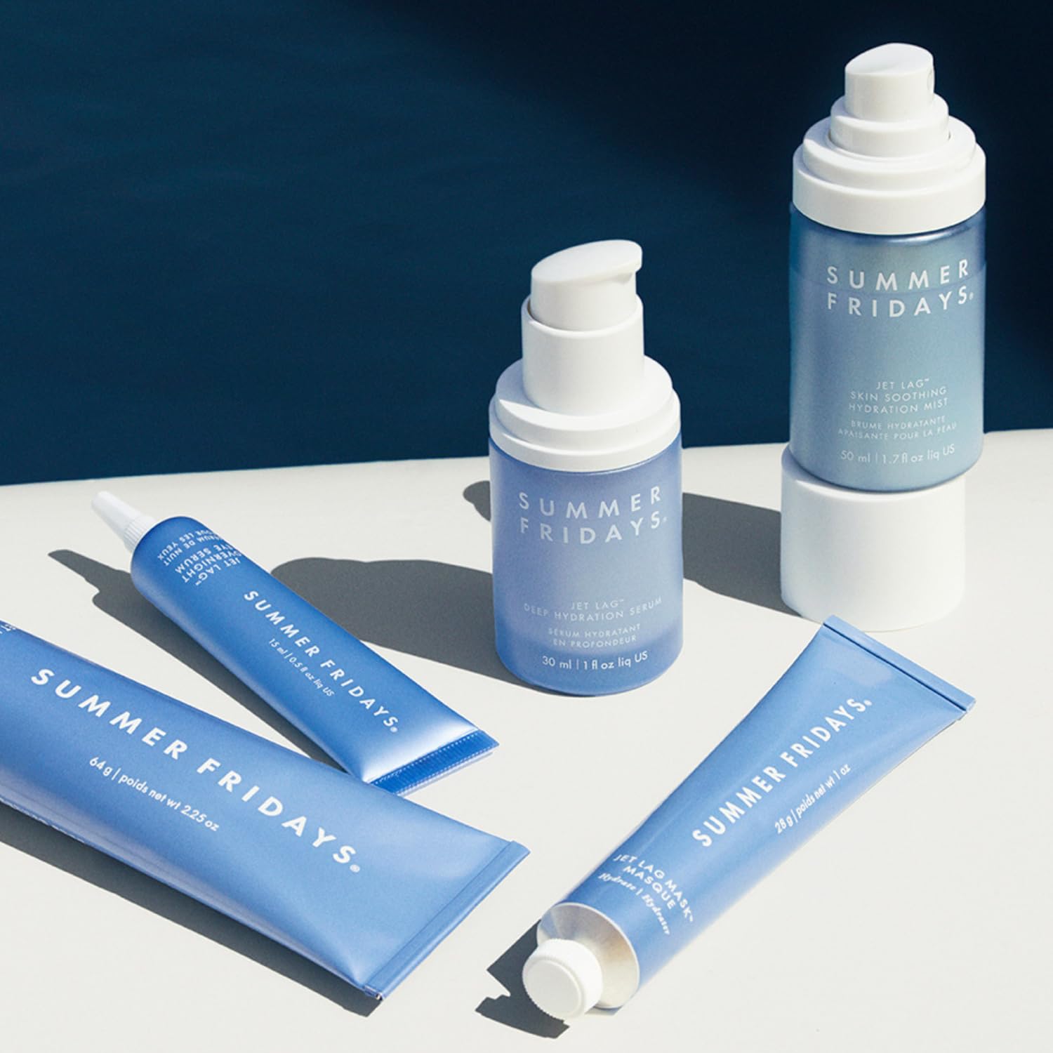 Summer Fridays Jet Lag Skin Soothing Hydration Face Mist - Ultra-Fine Facial Spray & Hydrating Mist to Comfort, Soothe & Help Provide Protective Moisture Barrier Support for Glowing Skin (1.7 Fl Oz) Summer FridaysBuy Supplements Australia