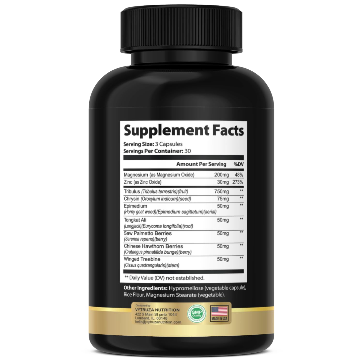 VYTRUZA Nutrition Advanced T-Boost Formula Test Support Capsules, Premium Ingredients, Energy, Strength Support Supplement for Men, 90 Capsules VYTRUZA buy supplements Au